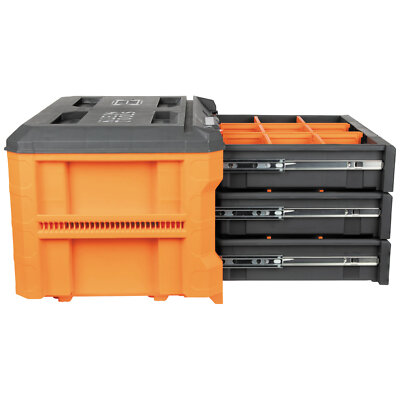 Klein Tools 54823MB MODbox Three Drawer Toolbox, Heavy-Duty Ball