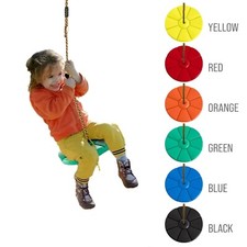 Cool Disc Tree Swing Seat Accessory Set with Adjustable Rope - Fully Assembled