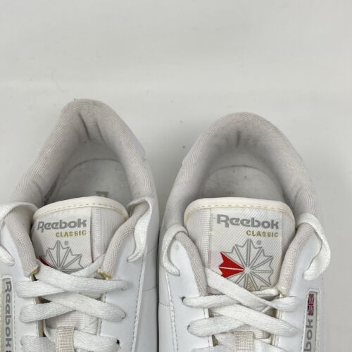 Reebok Classic Princess Shoes Womens 9 W Wide White Leather Retro Dance Sneakers - Picture 7 of 18