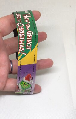 How the Grinch Stole Christmas VHS Clamshell Key Chain / Fob Wristlet Lanyard