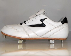 Para Hombres Cuero Botines de béisbol color blanco Manriquez | eBay