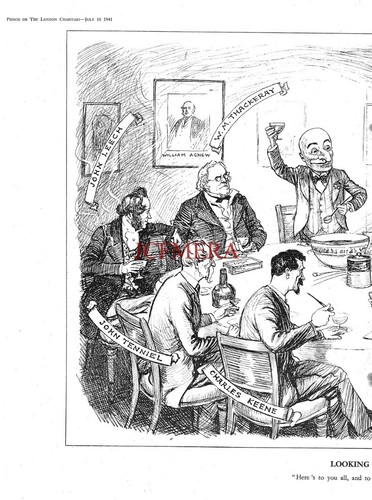 Punch Magazine Centenary "Looking Backward" 1941 E H Shepard Cartoon 700/32