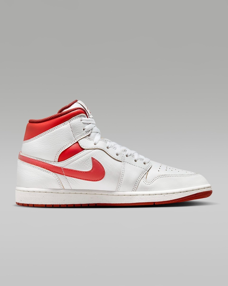 Nike Air Jordan 1 Mid SE FJ3458-160 Sneaker Mens 10.5 White