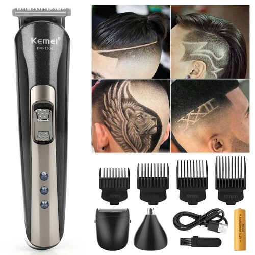 Professional Hair Clippers for Men Cordless Trimmer Beard Cutting Machine Barber - Picture 2 of 12