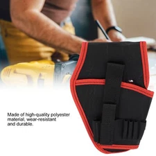 Red Electrical Tool Bag Waist Hanging Pack MultiFunction Holder Holst Pouch New