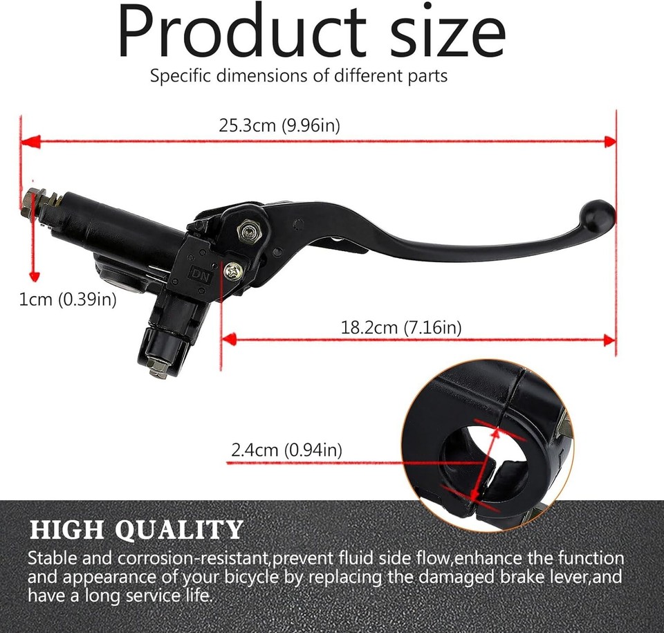 Cilindro Principale Freno Sinistro 22mm Per ATV Cinesi Kazuma, Baja, ROKETA, TaoTao - MATI
