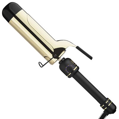 HOT TOOLS Pro Artist 24K Gold Extended Barrel Curling Iron 2'' NIB New Extra Long