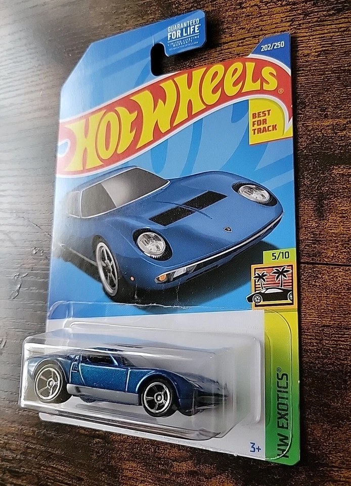 Hot Wheels '71 Lamborghini Miura SV #202/250 HW Exotics #5/10 ( Awesome Card)π - Image 2 of 4