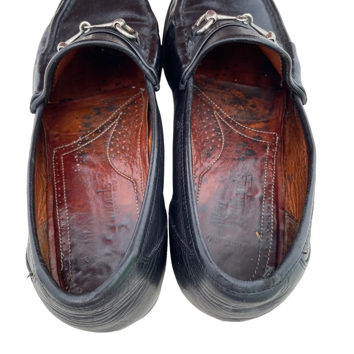 Allen Edmonds Bruzzano Black Leather Horse Bit Moc Toe Loafer Shoes Mens 10.5 D Allen Edmonds Bruzzano Horsebit Loafer 9 (42) | Mercari main image 4