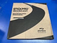 Plombco Stickpro 420Fe 1/2oz 1/2 oz Adhesive Stick-On Coated Steel Wheel Weights