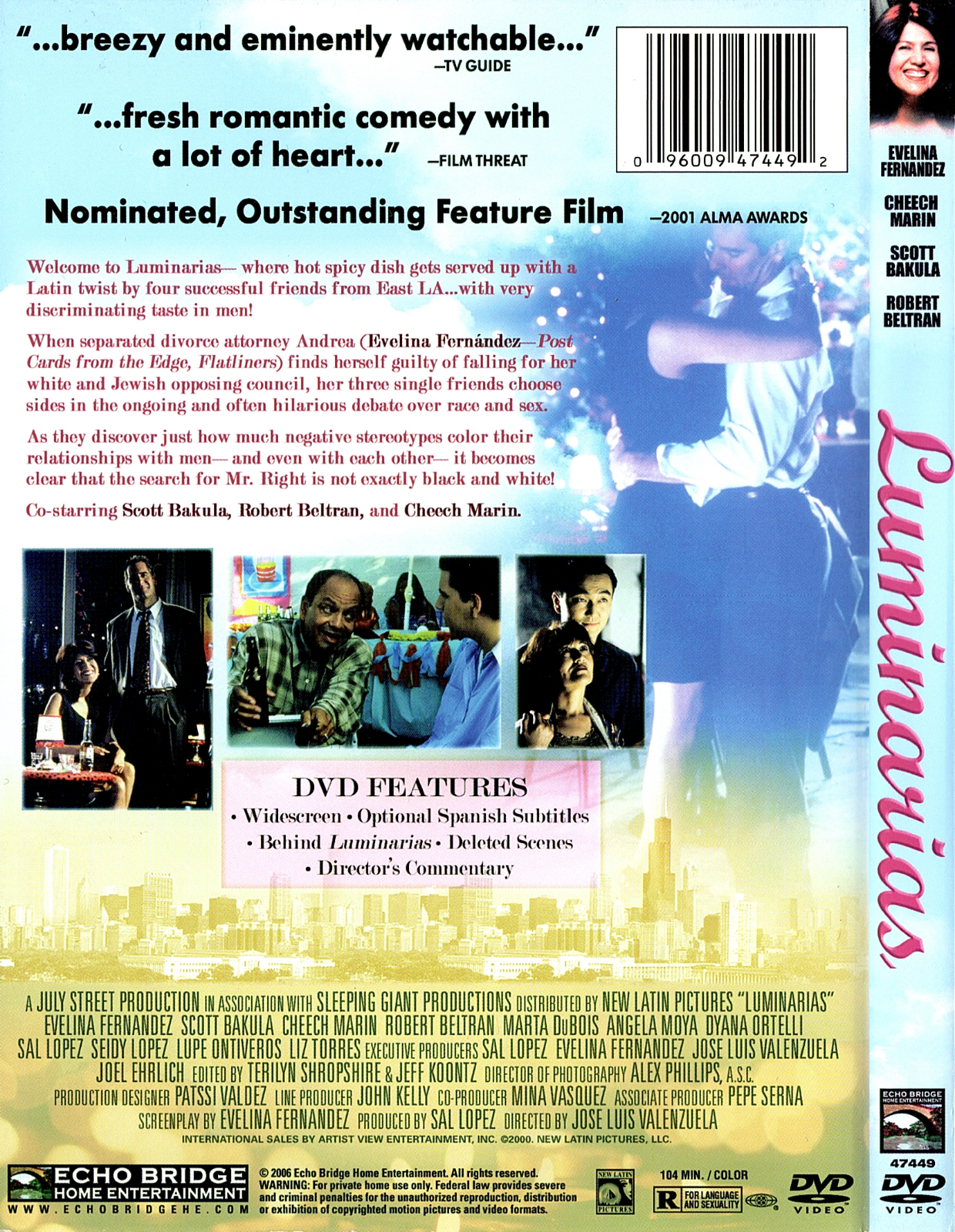 Luminarias (DVD, 2007) Evelina Fernandez, Cheech Marin; Jose Luis  Valenzuela . 96009474492 | eBay