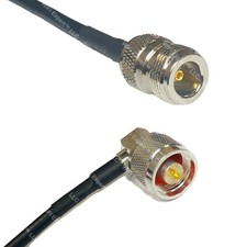RFC240 N FEMALE to N MALE ANGLE Coax RF Cable USA-Ship Lot