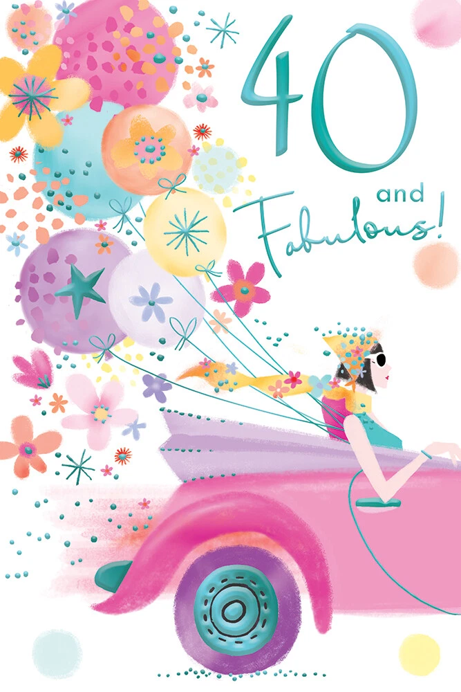 Happy 40th balloons deals