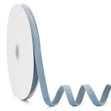 Dusty Blue Double Faced Velvet Ribbon 3/8 Inch x 20 Yards Christmas Wedding