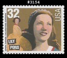 USA4 #3154 MNH Opera Singer Lily Pons