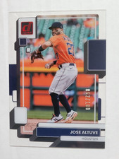 2022 Panini Chronicles Clearly Donruss Red 62/100 Jose Altuve #42 HOUSTON ASTROS