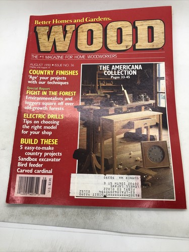 Better Homes and Gardens Wood August 1990