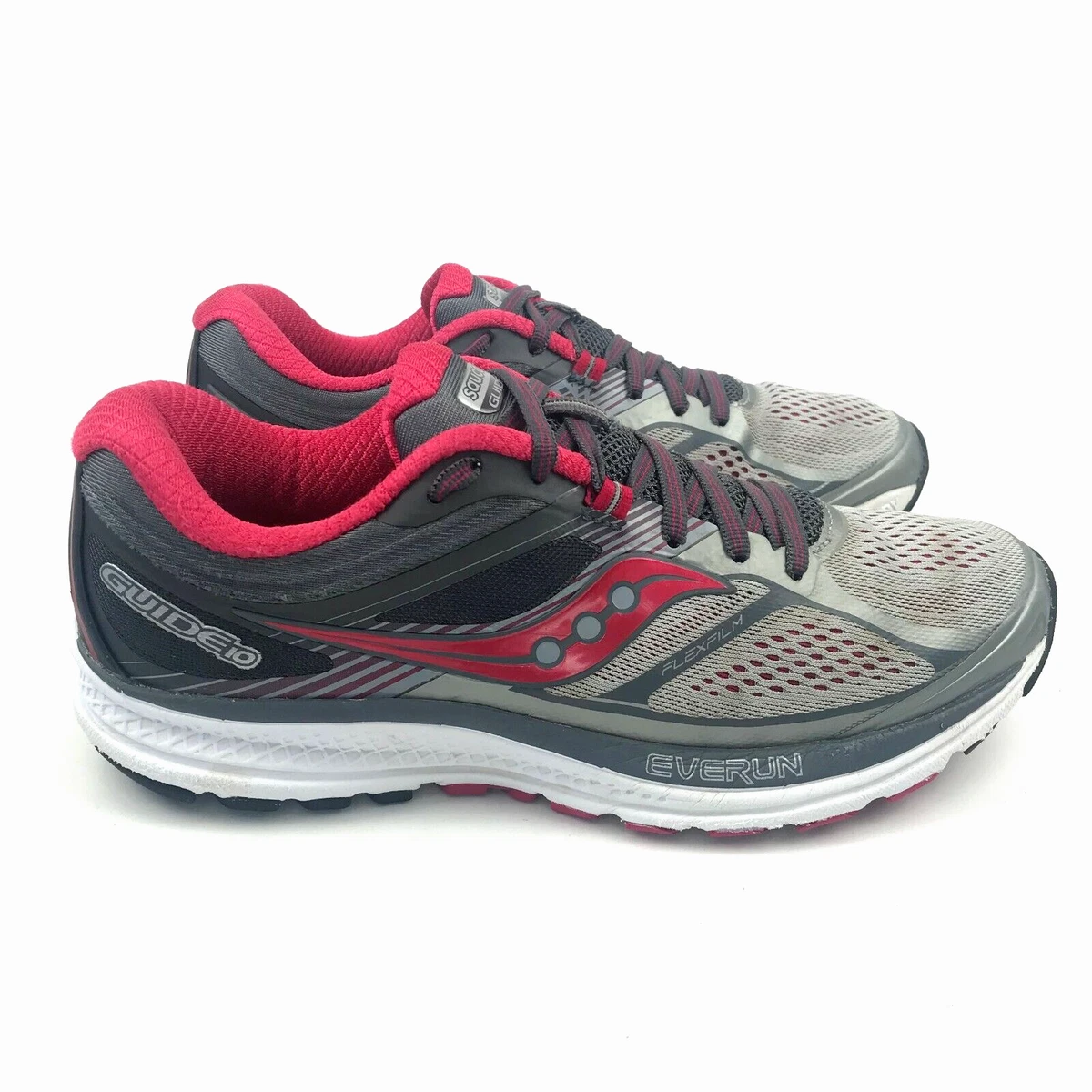 Saucony Guide 10 Womens Size 9.5 Gray Running Walking Shoes S10350
