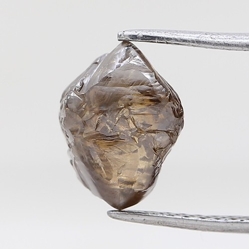 BIG ROUGH DIAMOND 2.77TCW BROWN SPARKLING NATURAL POLYHEDRON SHAPE FOR ...