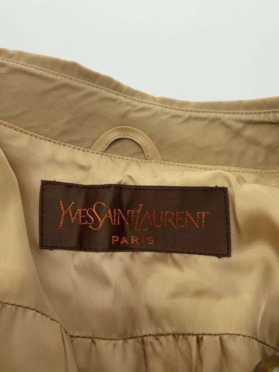 Cappotto YVES SAINT LAURENT BEG beige cotone dal Giappone '033