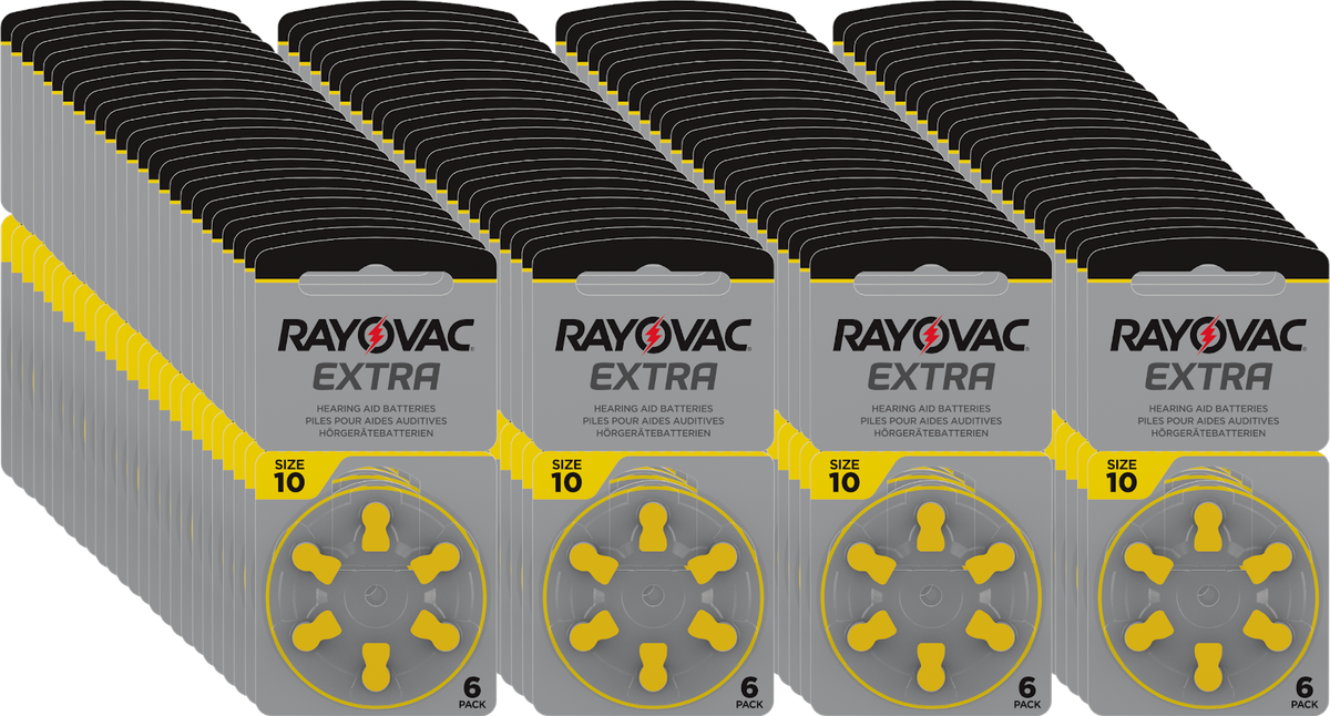 260 Batterie Per Apparecchi Acustici Rayovac Extra 10. - 10 Blister Da 8 E 30 Blister Da 6 Pile - Foto 8