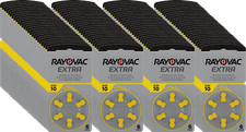 600x Rayovac Extra Advanced Hearing Aid Batteries 10 10AU-6XEMF 100 Blisters