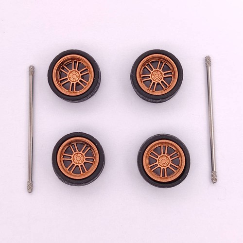 Ruedas Neumáticos de Goma Buje Ejes Modificados Personalizados para Modelo de Coche 1:64 Matchbox/MINIGT - Imagen 49 de 53