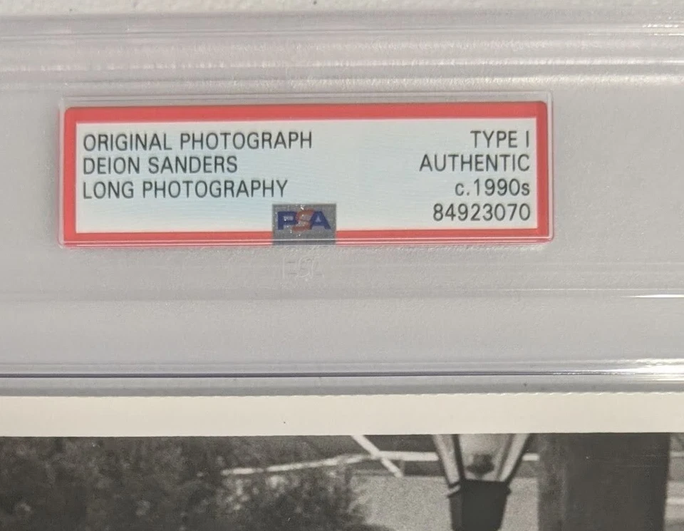 Deion Sanders PSA Type 1 - College All-American -original photo w/ Lorenzo White - Image 3 of 4
