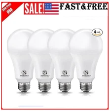 4 Pack LED Light Bulbs 3-Way 50/100/150W Equivalent 5000K Daylight For Home