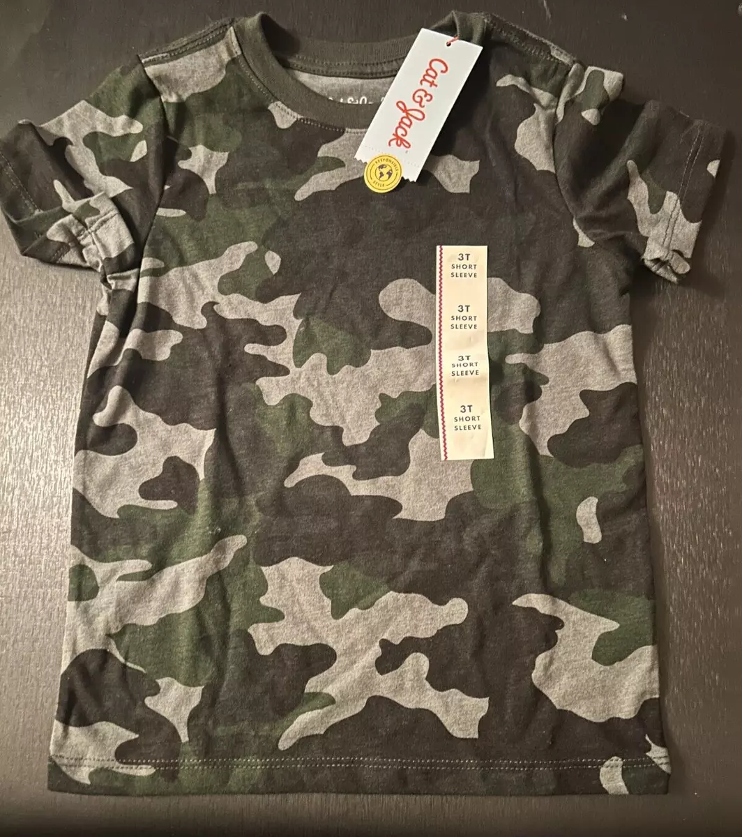 Cat camo shirt top