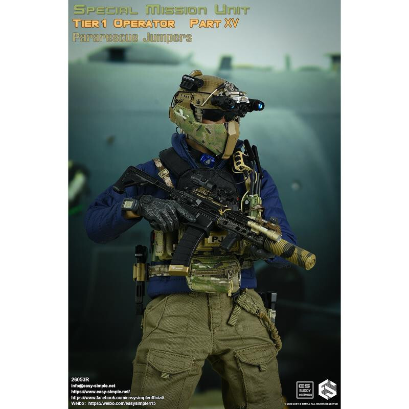 Easy&Simple 1/6 26053R SMU Tier1 Operator Part XV Pararescue