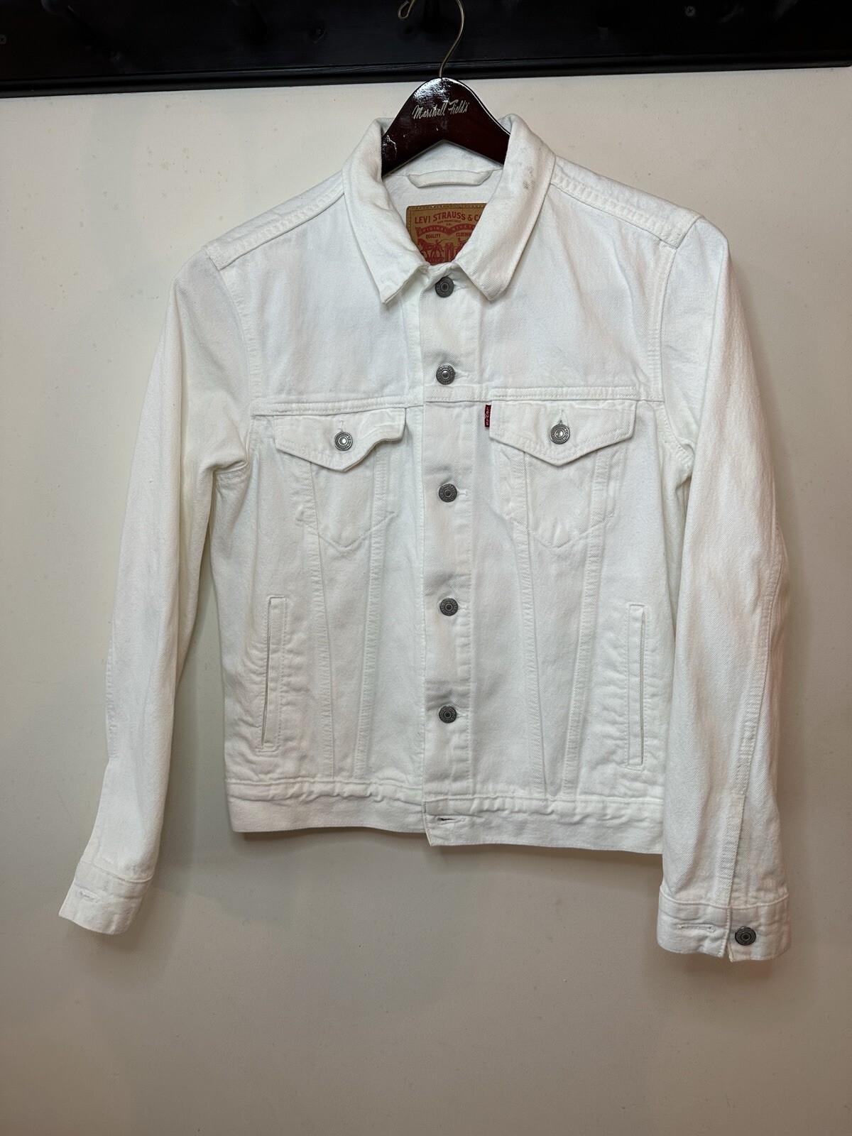White Levi’s Trucker Jacket