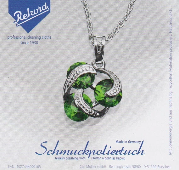 Silberputztuch Reinigungstuch Poliertuch Pflegetuch Gold Silber Schmuck Münzen - Bild 4 von 4