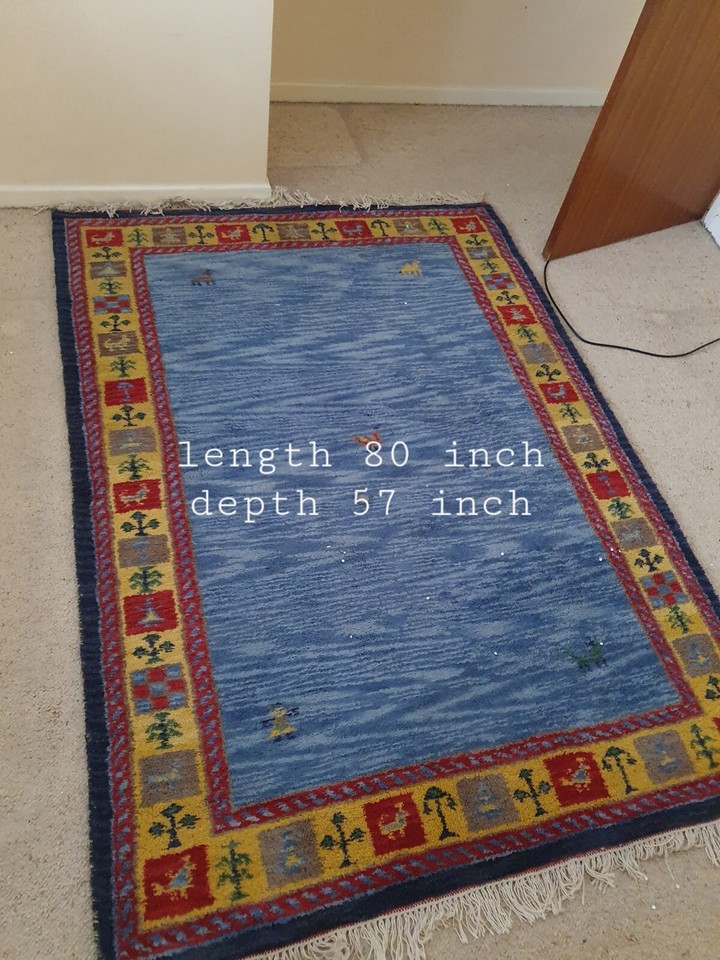 KAYAM vintage thick hand made oriental wool rug. eBay