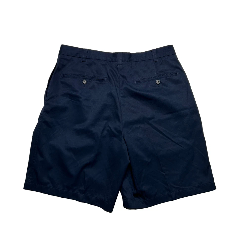 Pantalones Cortos de Golf Daniel Cremieux Para Hombre Talla 34 Azul Marino 9" Ajuste Mónaco Plisado Foto 2 de 4