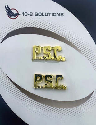 PA State Constable Collar Brass 3/8''