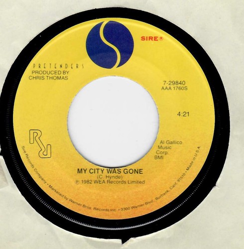 45RPM, PRETENDERS ' BACK ON THE CHAIN GANG ' M- ' PUNK ROCK - Picture 4 of 4