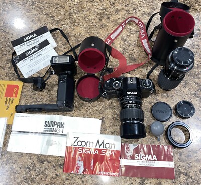 SIGMA SA-1 一眼レフ 35~70mmズームレンズのセット SIGMA SA-1 一眼レフ 35~70mmズームレンズのセット