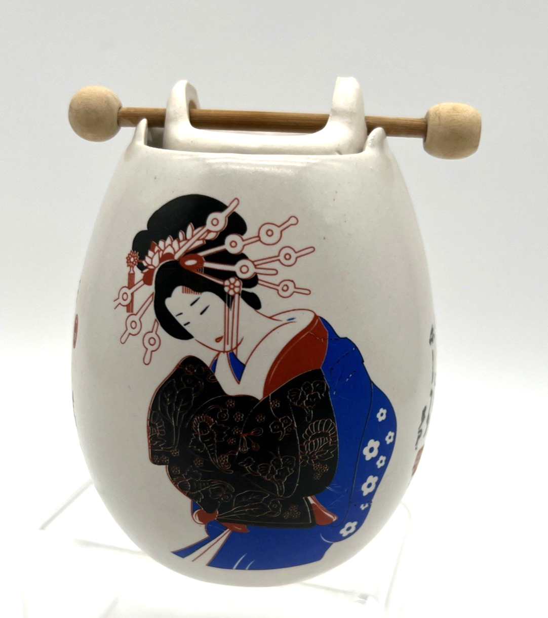 Feng Shui Zen Ceramic Oil Burner Diffuser with Tea Light Geisha Design GUC-image