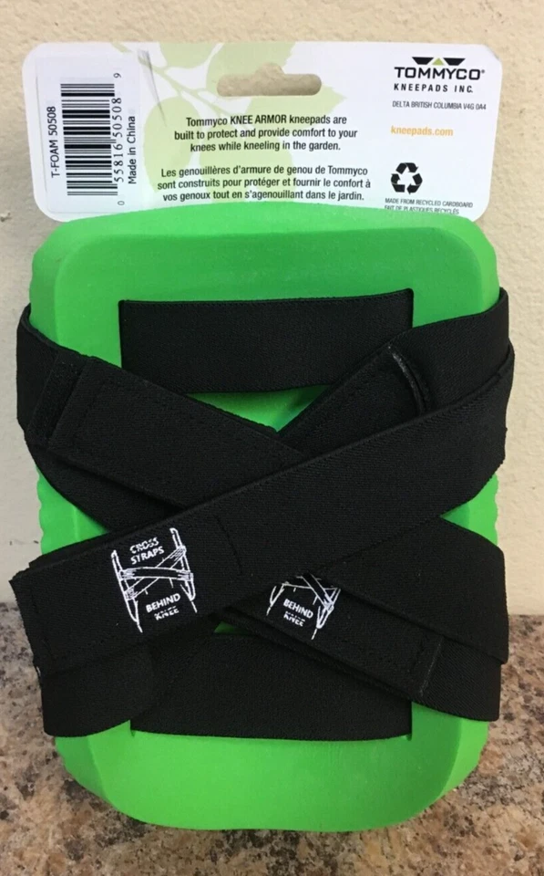 Tommyco 50508 Green GELite 6 in. L X 8.5 in. H Foam Garden Knee Pads - Image 2 of 2