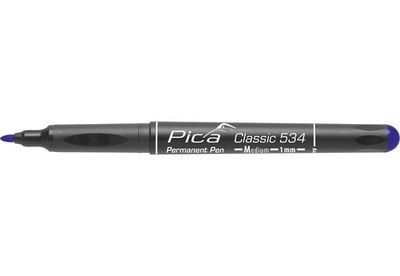Pica Permanent Pen ''M'' 1,0mm Blau Permanentmarker Marker Baumarker Stift NEU