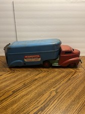 Vintage 1940s Wyandotte Truck Lines Truck  Trailer You Pressed Steel