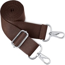 Purse Straps Replacement Crossbody Nylon Shoulder Strap with Clips for Laptop