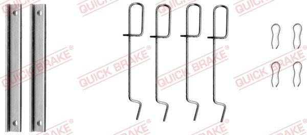 Quick Brake ZubehöRsatz, Scheibenbremsbelag Vorne FüR Peugeot Renault-image