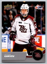Artem Guryev 2021-22 Upper Deck CHL #164 Peterborough Petes