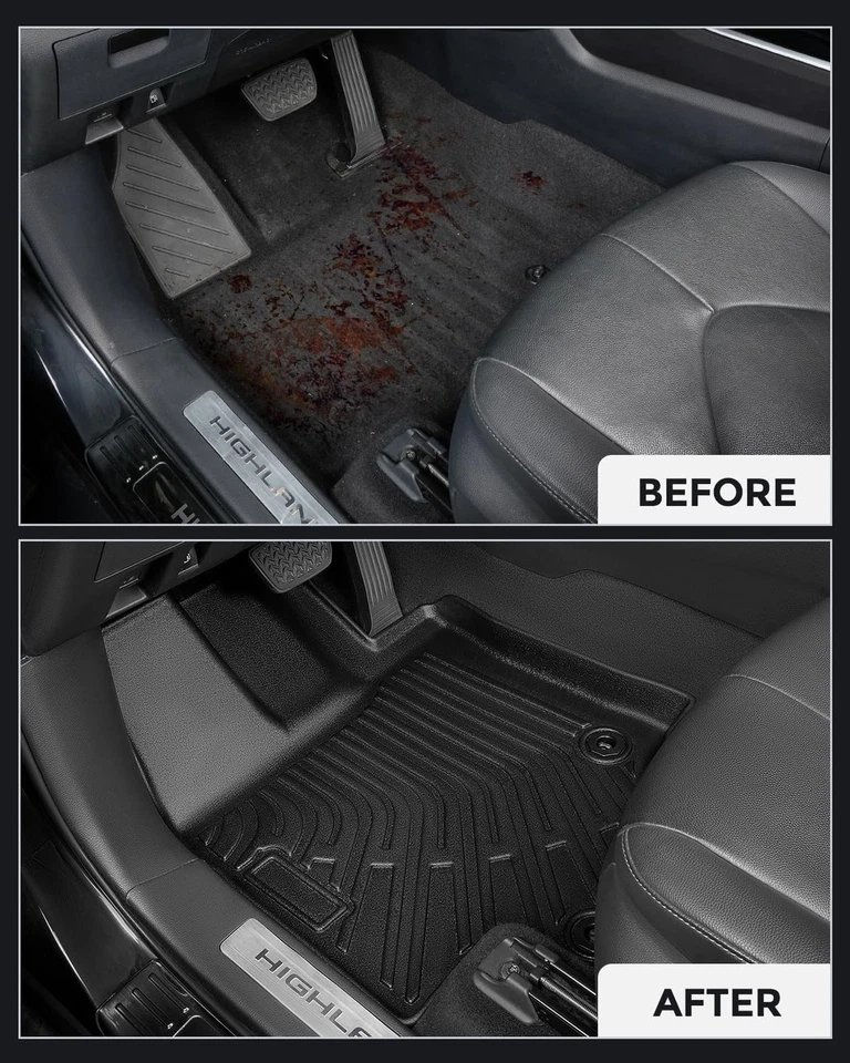 Floor Mats & Cargo Liner for Toyota Highlander 2020-2025 (Only for Bench Seat... - Image 4 of 4