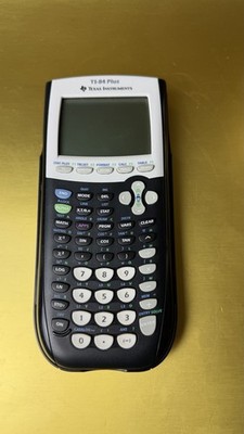 Texas Instruments TI-84 Plus Graphing Calculator Programmable LCD Display Black