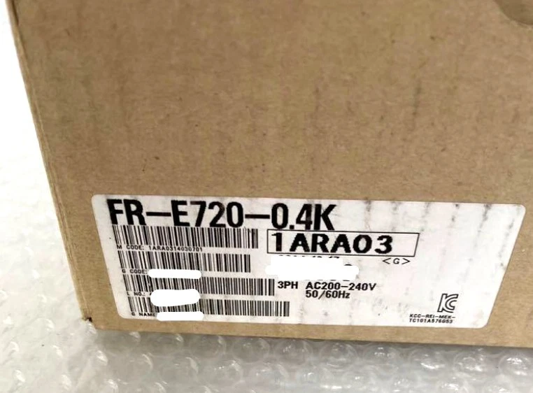 Mitsubishi FR-E720-0.4K Inverter FR-E700 Series 3-phase 200V Electric New In Box - Image 2 of 4