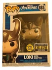 Funko Pop! Marvel Loki with Scepter 985 Entertainment Earth Glow Exclusive