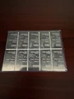 Valcambi 10 x 10 Gram Silver CombiBar (100 Grams) - No Assay Card